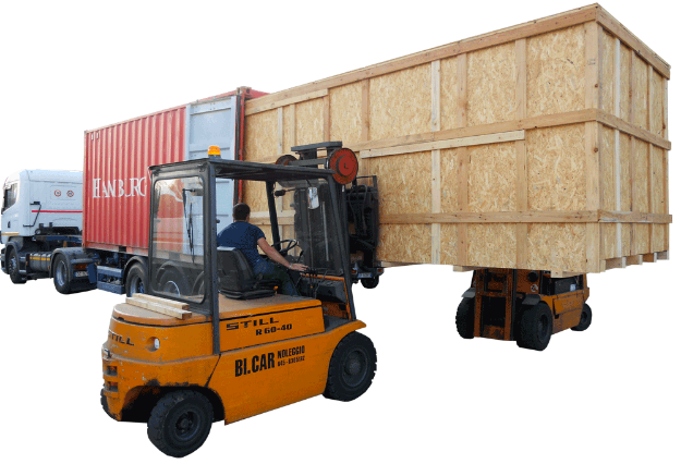 Immagine di Carico merce container